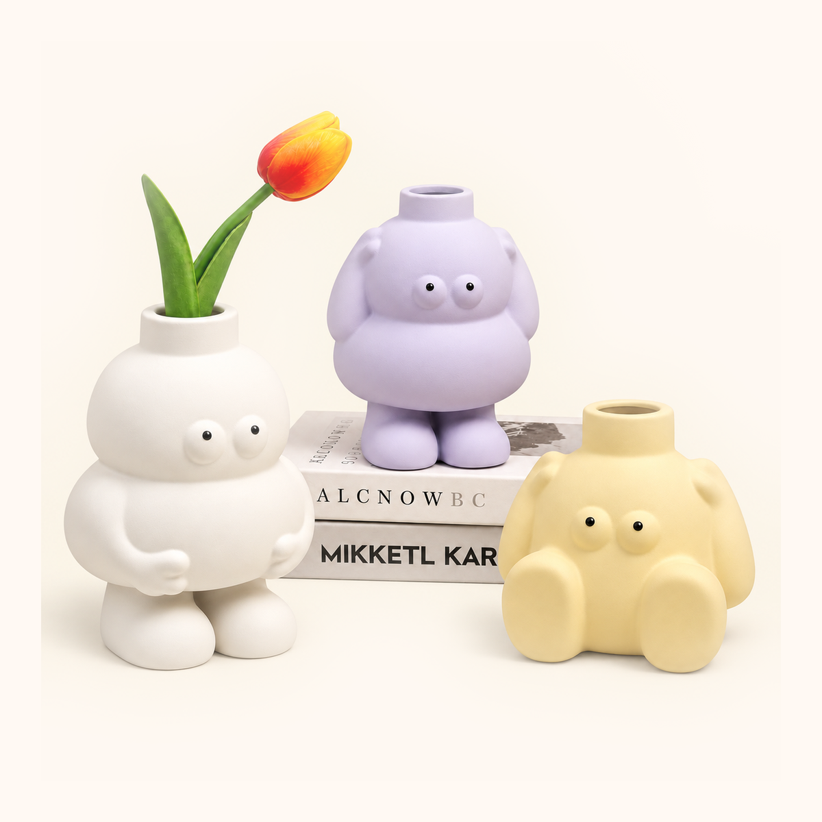 Abstract Ceramic Figure Vase in everyday use