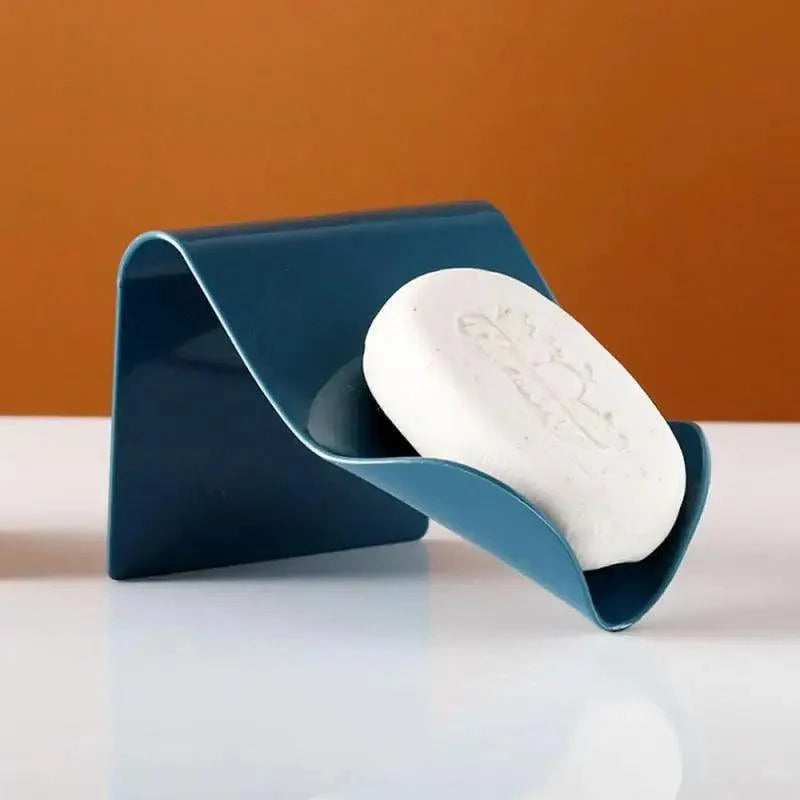 Wall-Mounted Soap Dish with Hook in everyday use