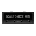 All-black amplifier-style Jack Rackr shell with CUSTOMIZE ME lettering on the front.