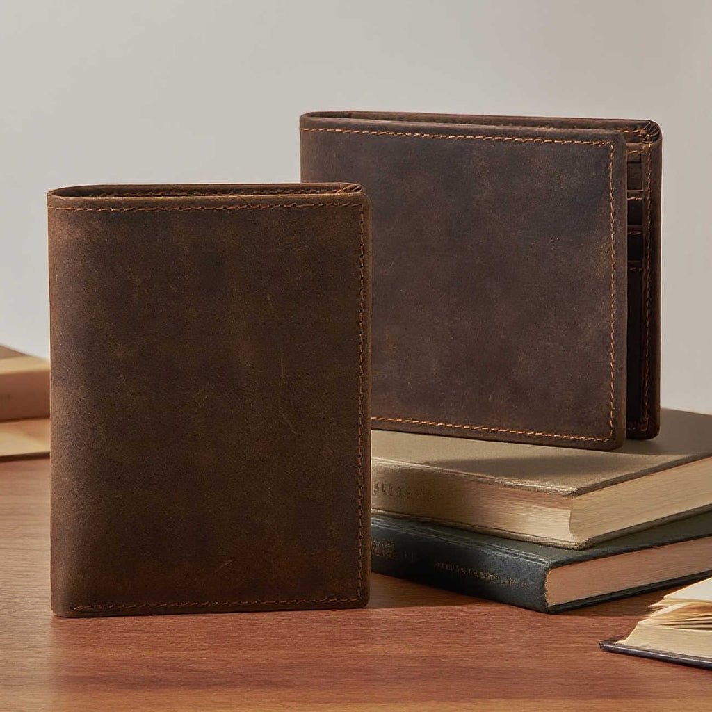 Cowhide Bifold Card Wallet