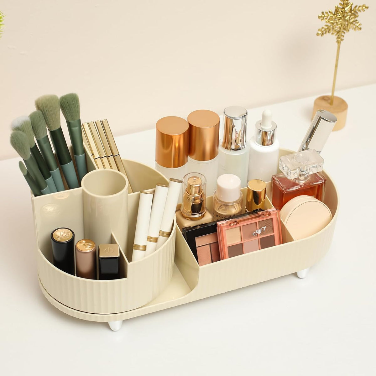 Rotating Countertop Makeup Organizer