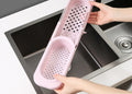 Adjustable Sink Rack & Sponge Caddy