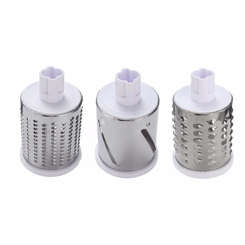 Manual Rotary Vegetable Slicer with Three Drums