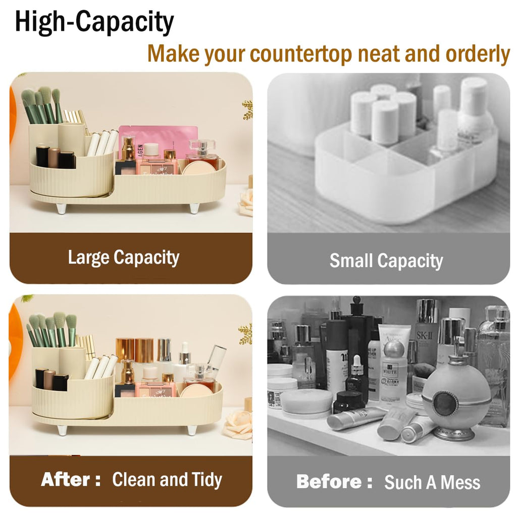 Rotating Countertop Makeup Organizer