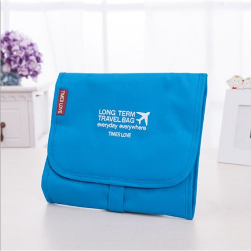 Foldable 3-in-1 Toiletry Organizer