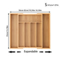 Bamboo Kitchen Utensil Storage Box