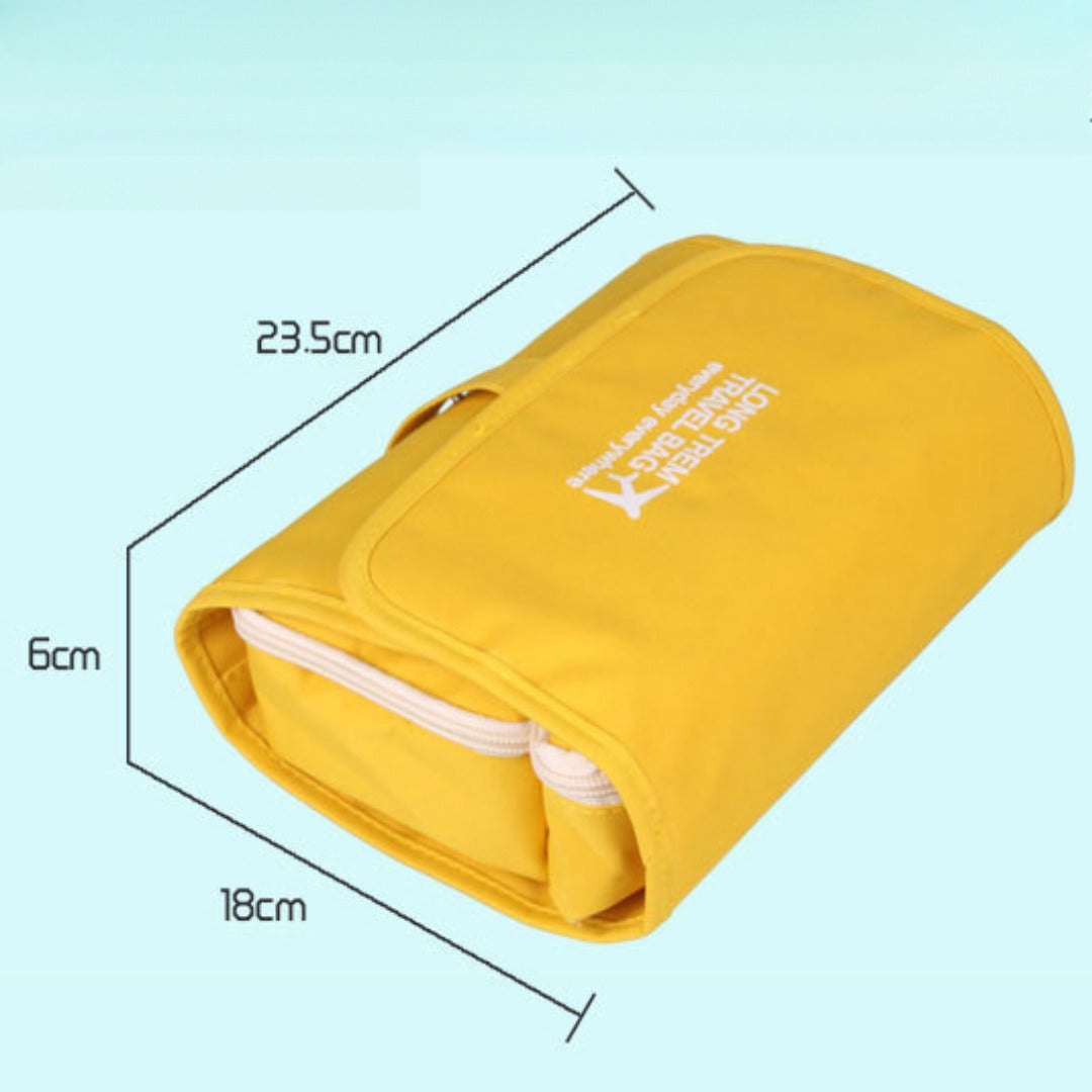 Foldable 3-in-1 Toiletry Organizer