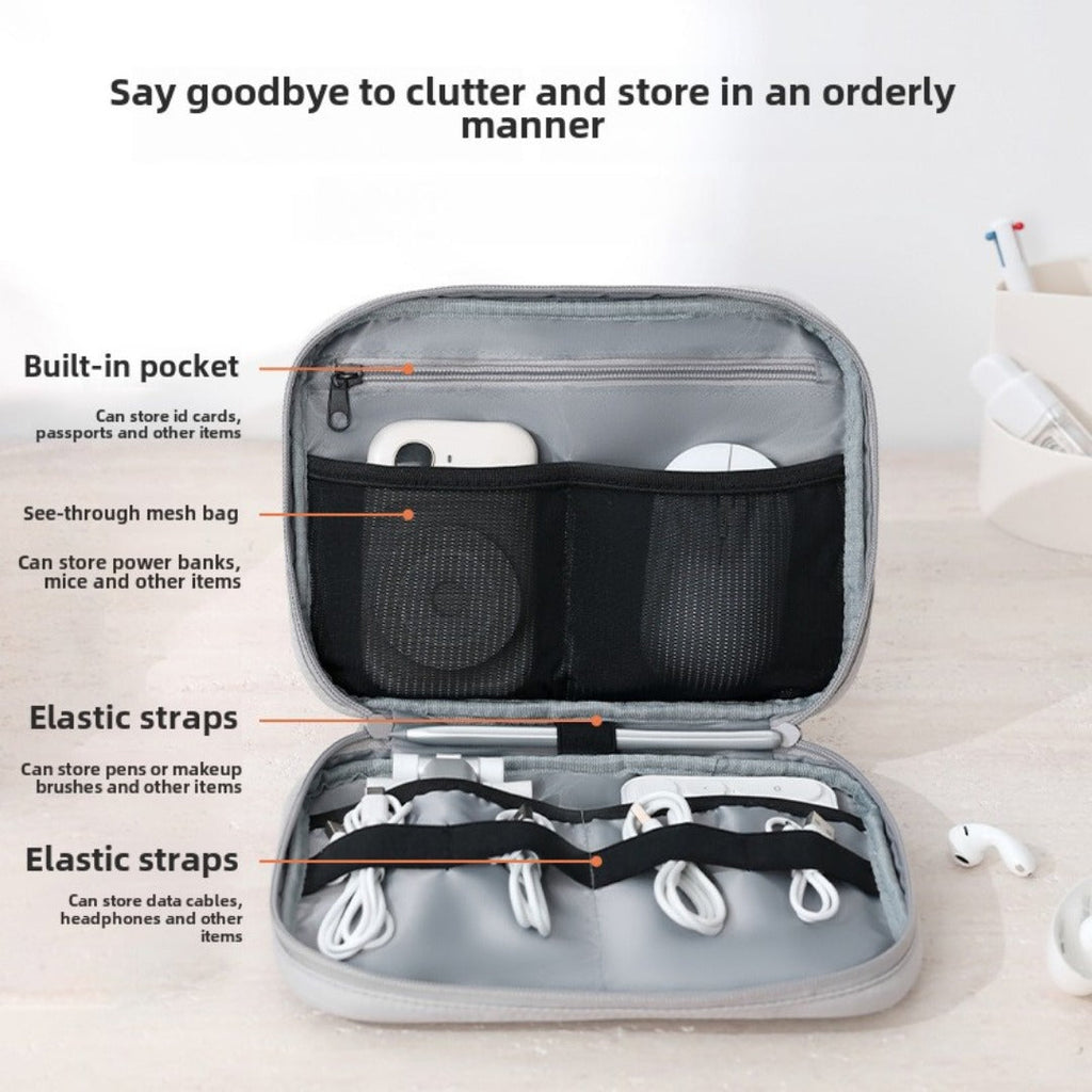 Multipurpose Travel Cable Organizer Pouch