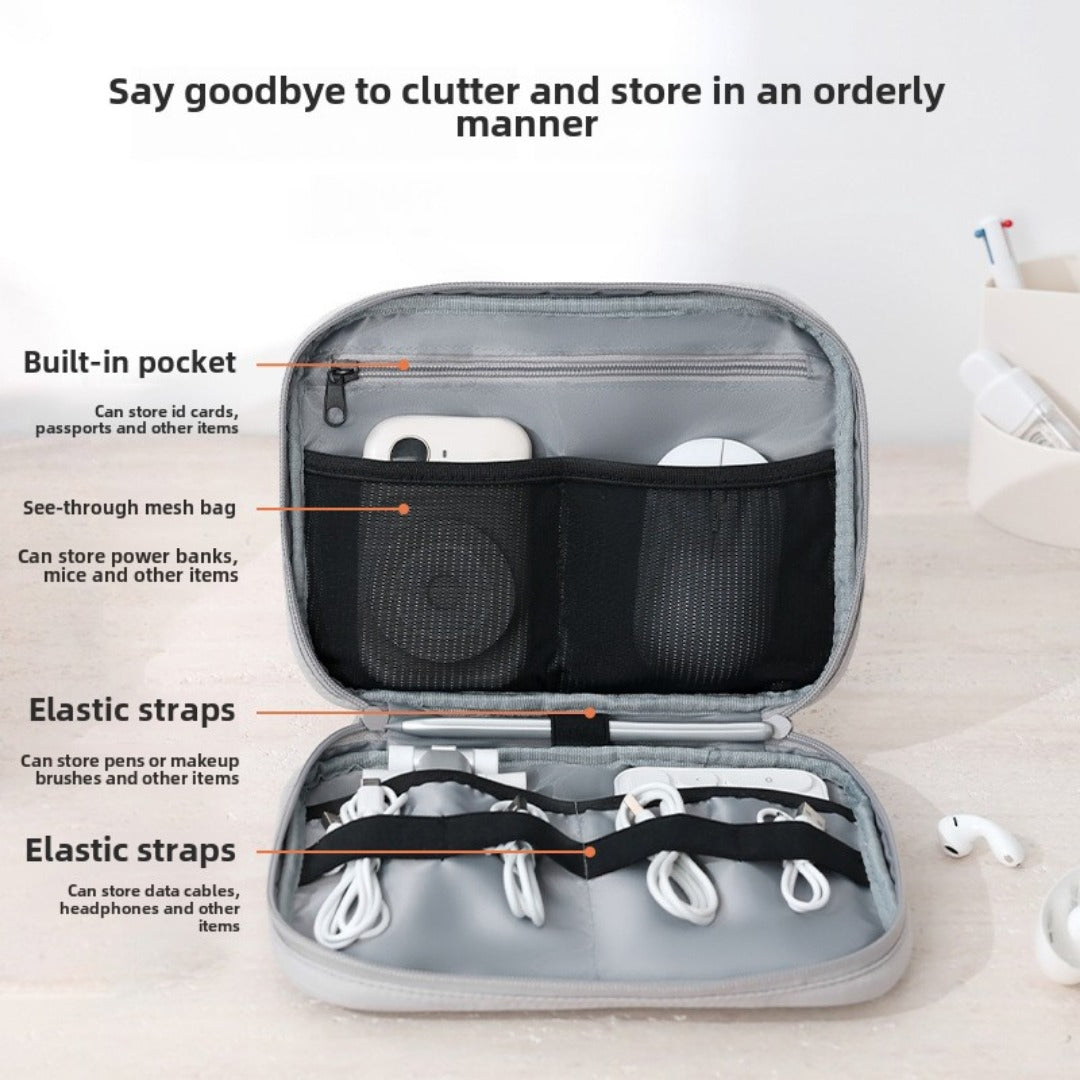 Multipurpose Travel Cable Organizer Pouch