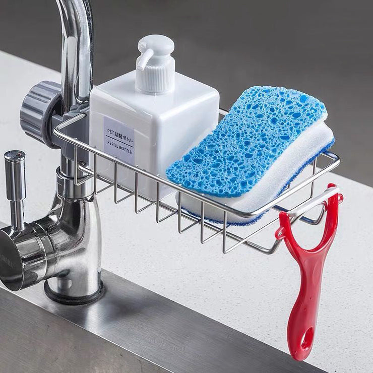 Clip-On Sink Sponge & Utensil Holder
