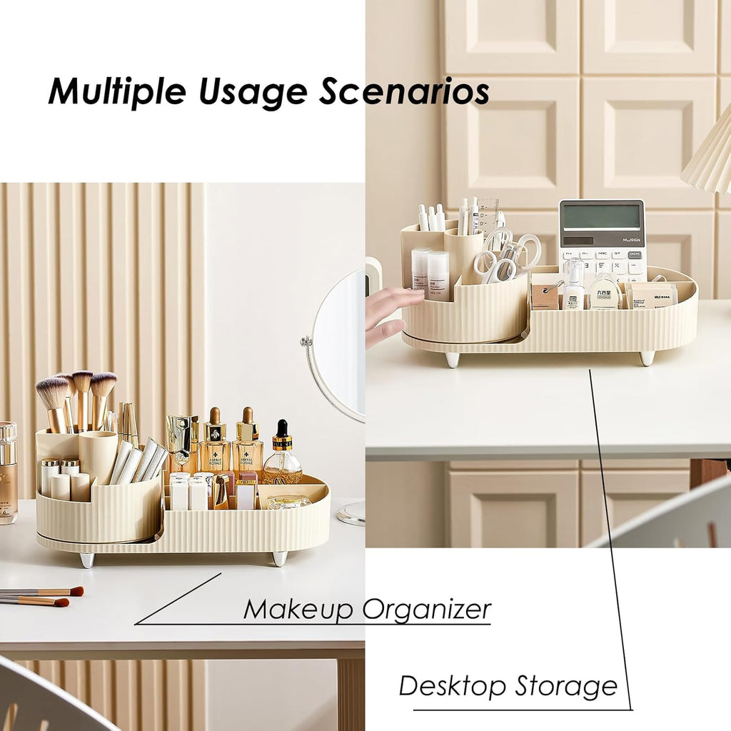 Rotating Countertop Makeup Organizer