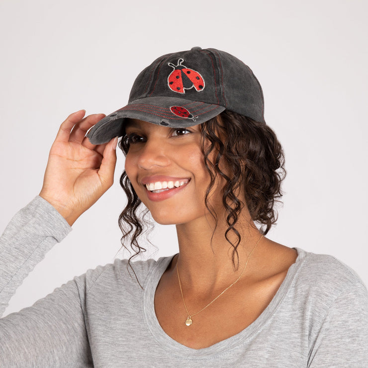 Fluttering Friends Cotton Baseball Cap
