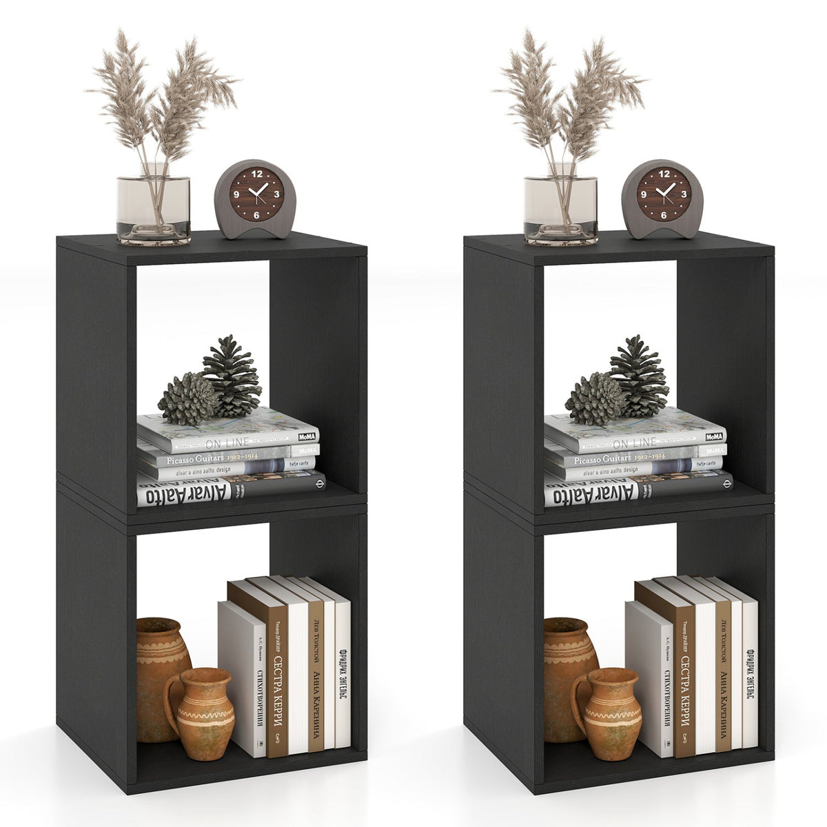 Modular Cube Storage Organizer, Set of Two