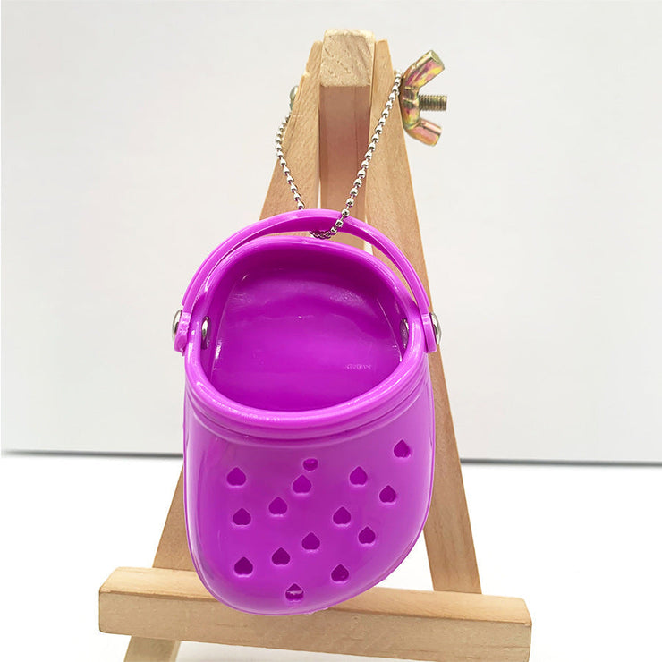 Mini Clog-Style Shoe Keychain