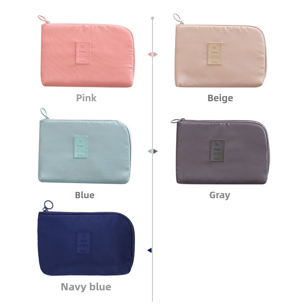 Double-Layer Travel Cable Organizer Pouch