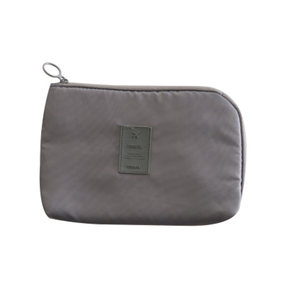 Double-Layer Travel Cable Organizer Pouch