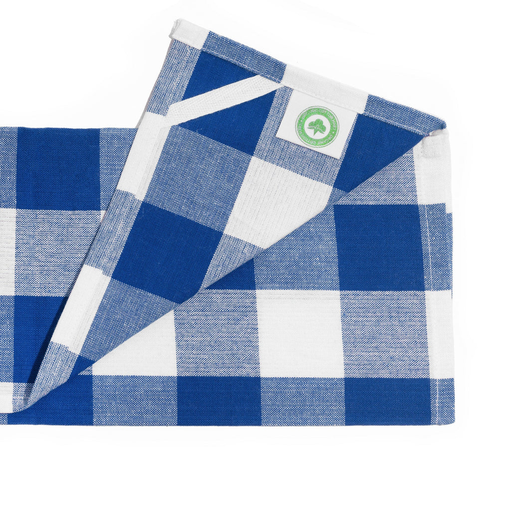 Plaid Cotton Kitchen Towels, Set of 6
