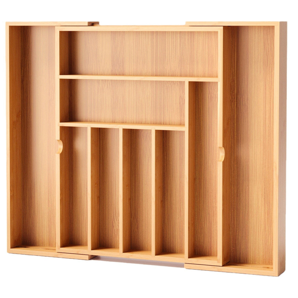 Bamboo Kitchen Utensil Storage Box