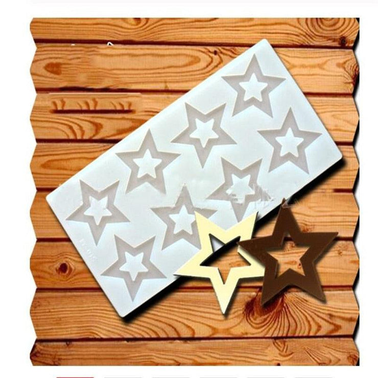 Star-Shaped Silicone Dessert Mold