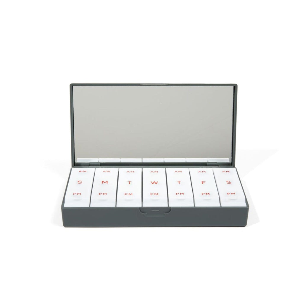 Charcoal Gray AM/PM Pill Organizer
