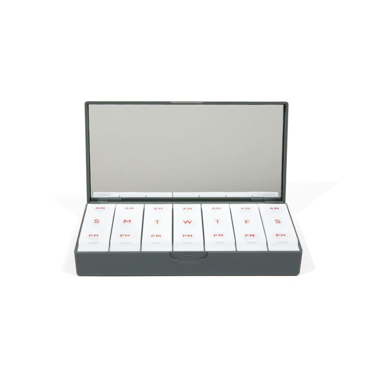 Charcoal Gray AM/PM Pill Organizer