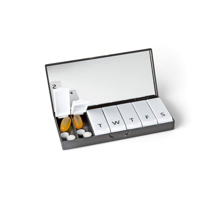 Classic Black Weekly Pill Organizer