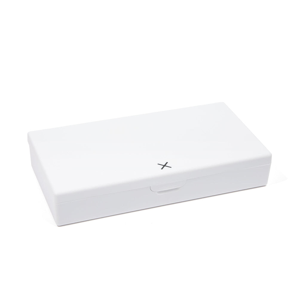 Crisp White Weekly Pill Organizer