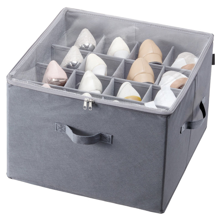 Under-Bed Shoe Organizer with 16 Compartments