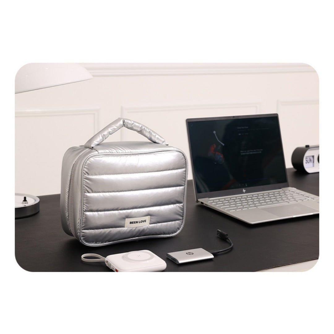 Travel Cable & Cosmetic Organizer Pouch