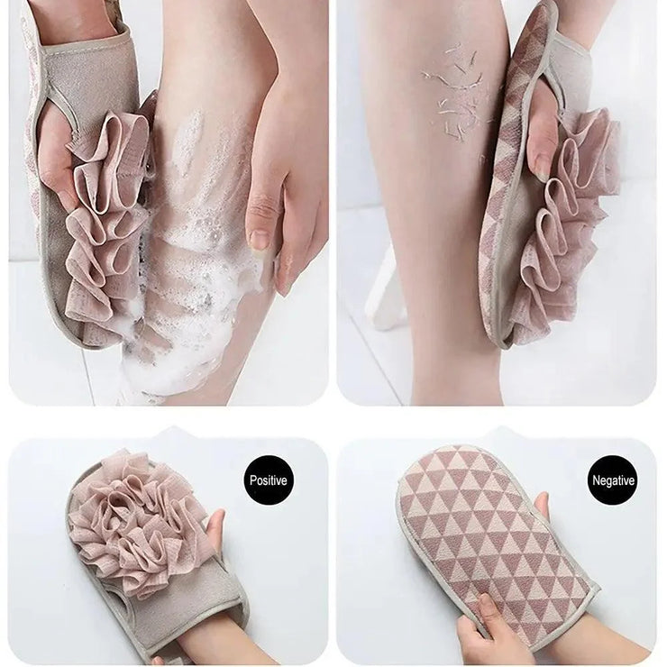 Double-Sided Bath Scrub Glove