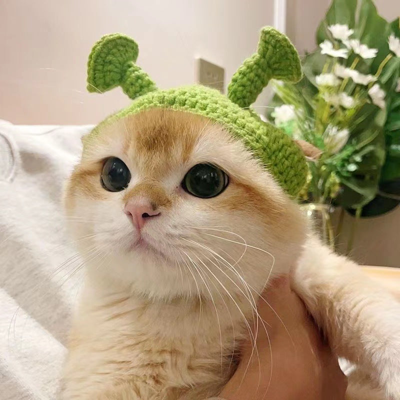 Knitted Cat & Dog Hat