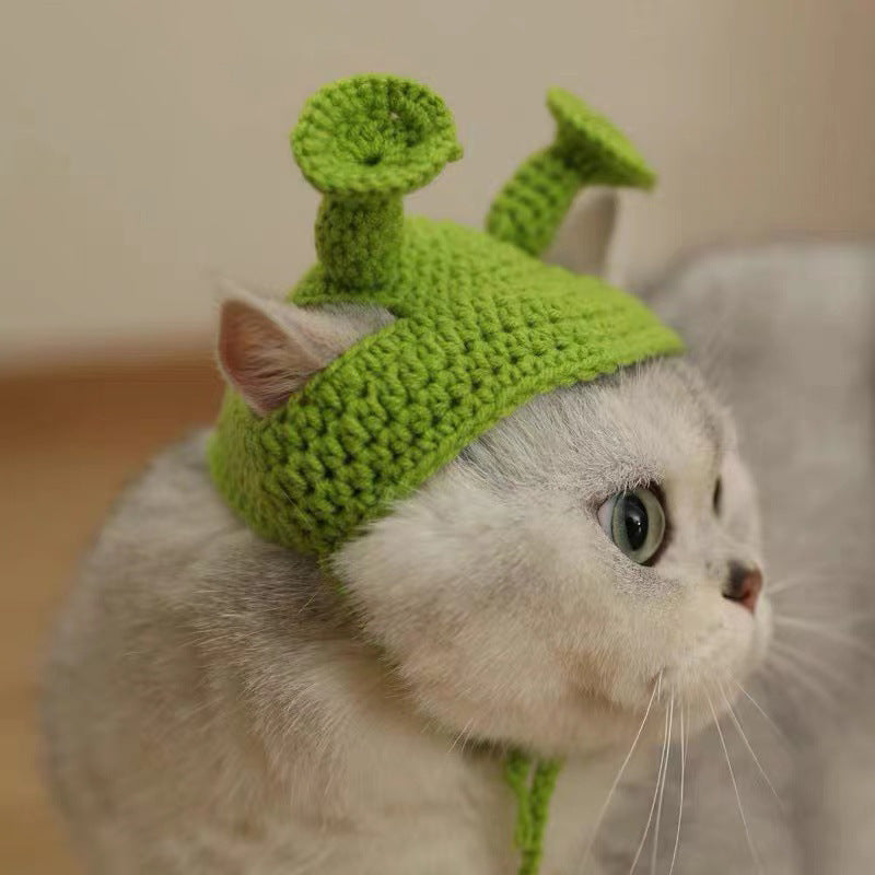 Knitted Cat & Dog Hat