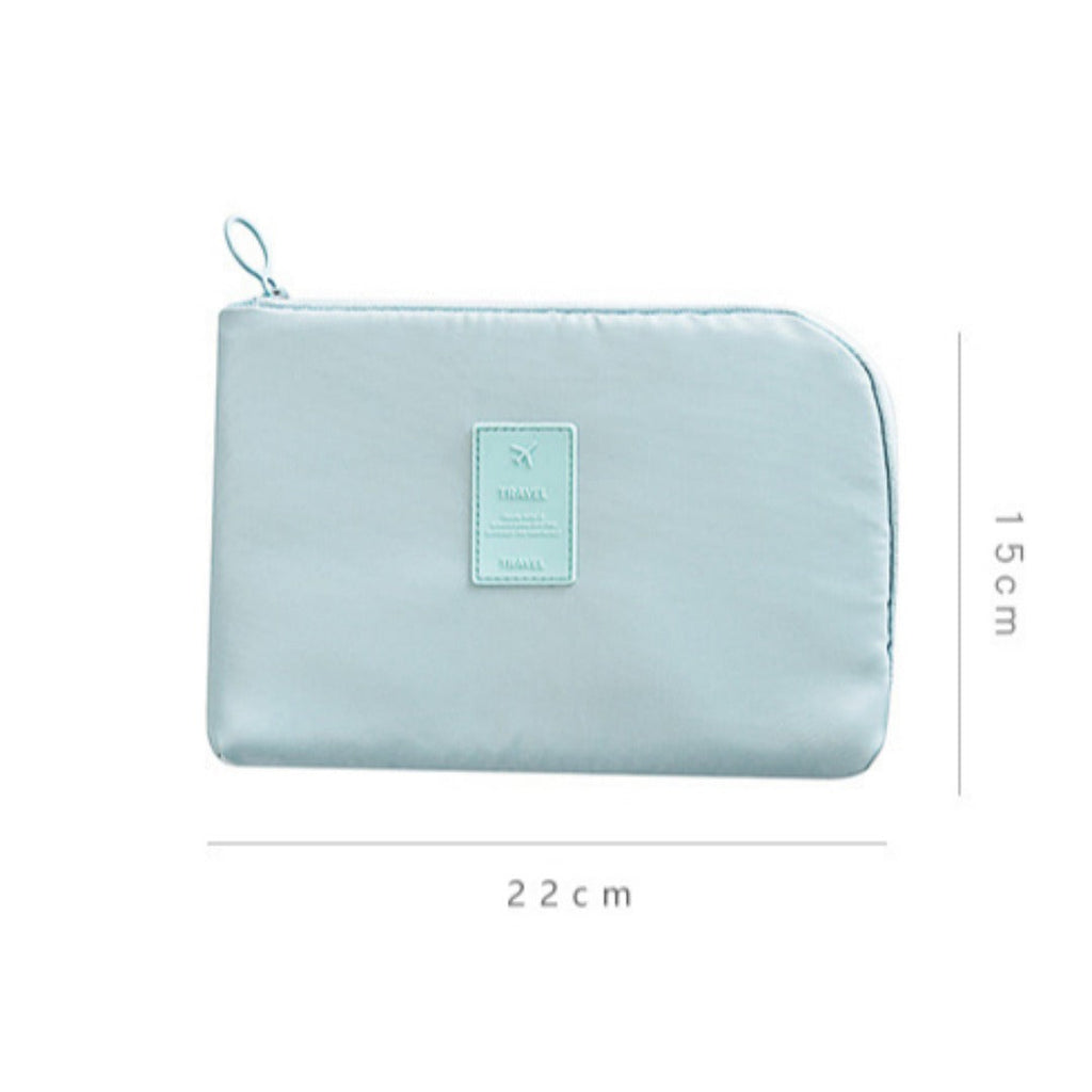 Double-Layer Travel Cable Organizer Pouch
