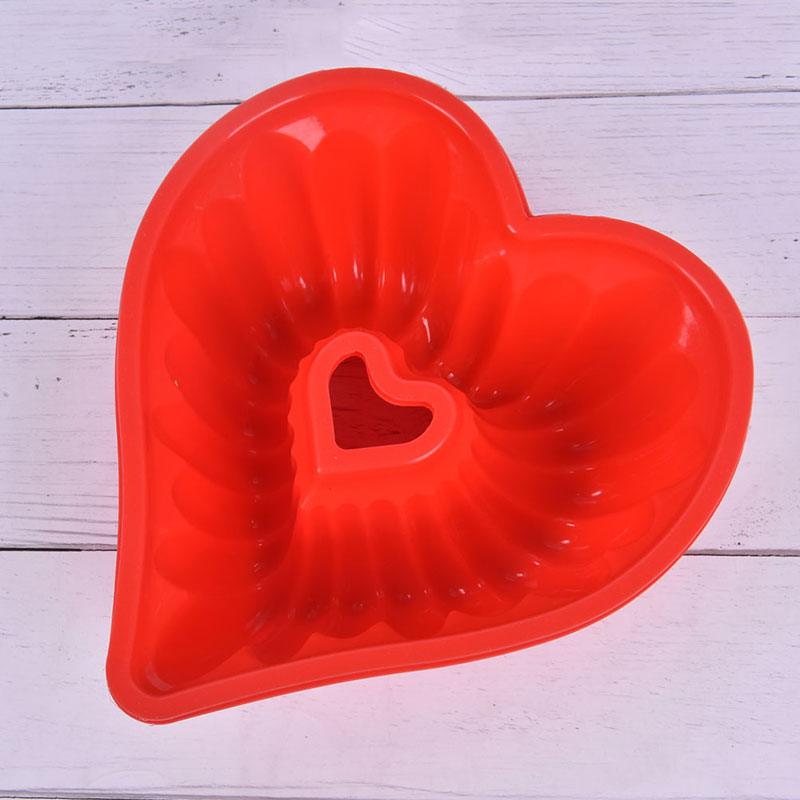 Heart-Shaped Silicone Cake Mold