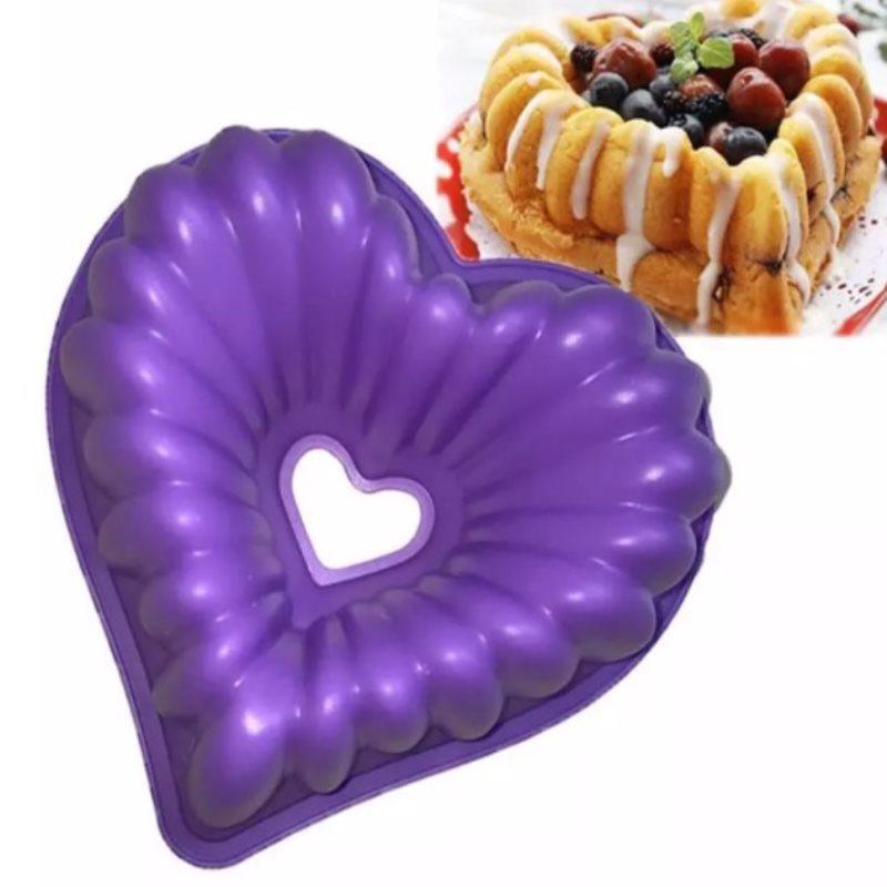 Heart-Shaped Silicone Cake Mold