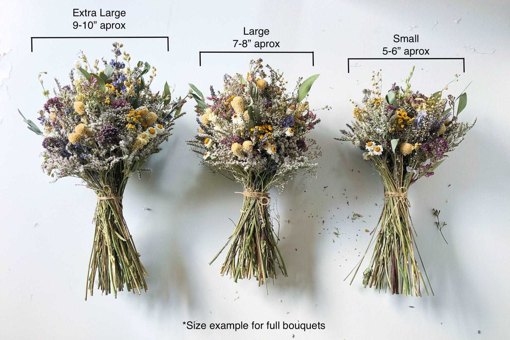 Dried Ranunculus & Wildflower Arrangement