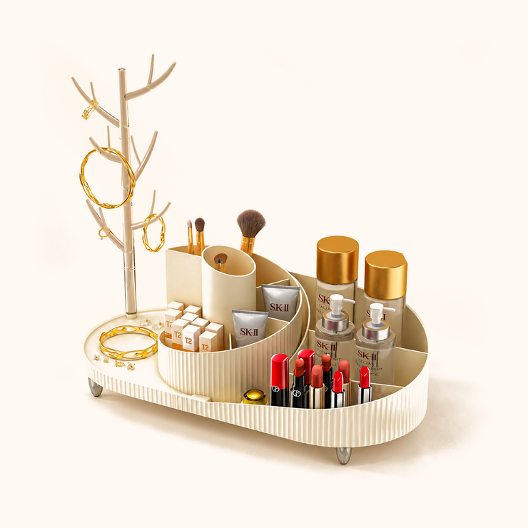 Rotating Makeup & Jewelry Organizer