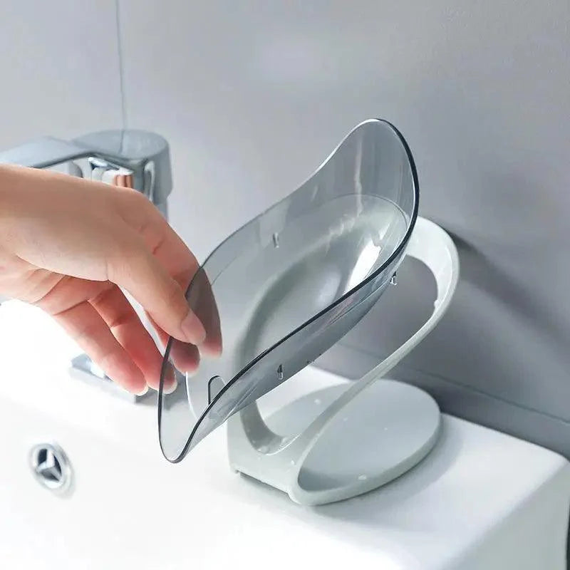 Leaf-Shaped Suction Soap Holder