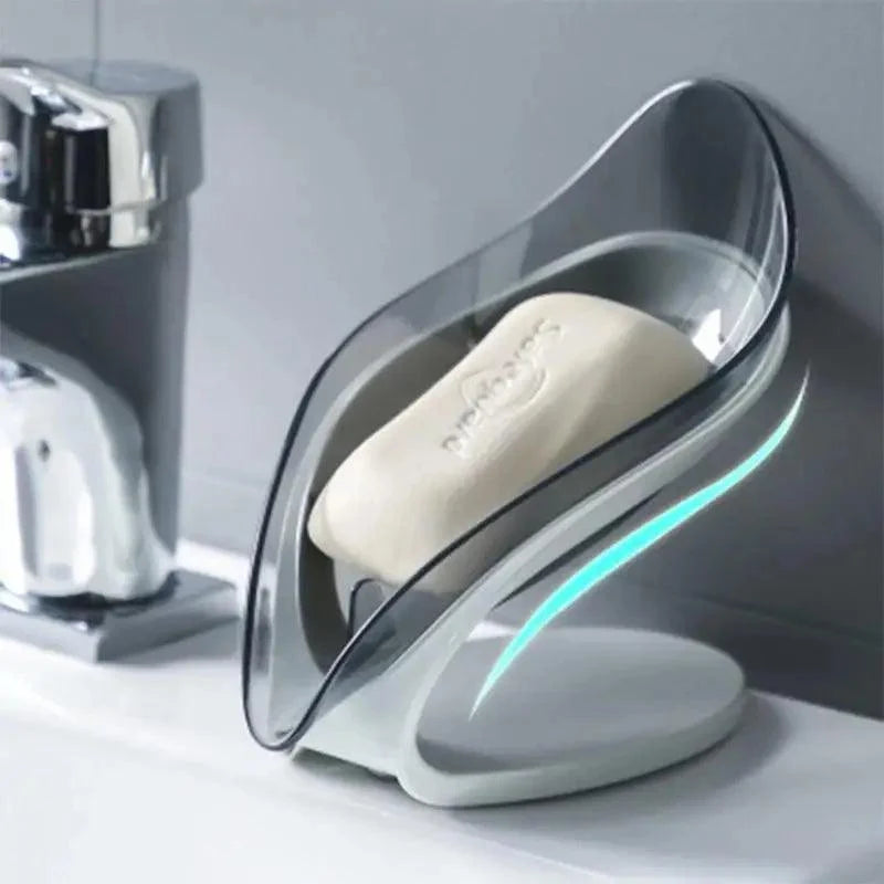 Leaf-Shaped Suction Soap Holder