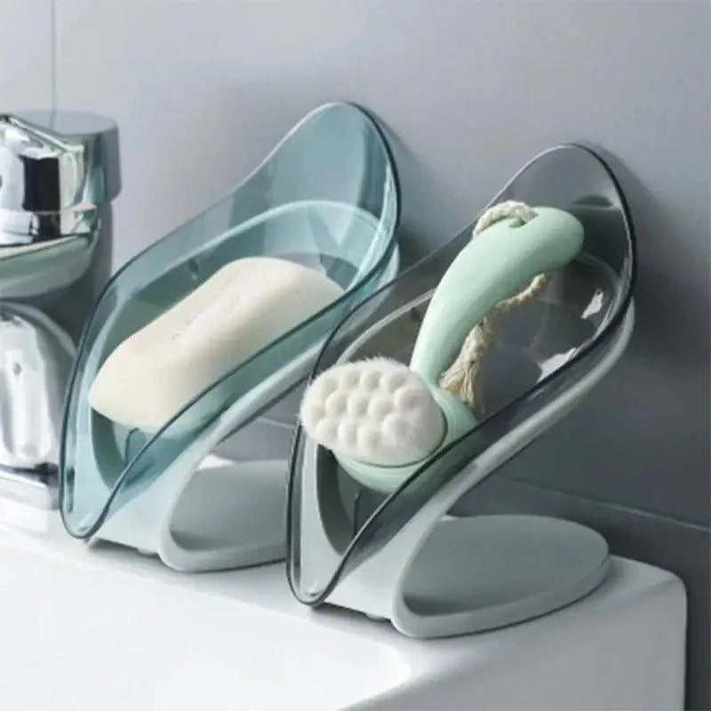 Leaf-Shaped Suction Soap Holder