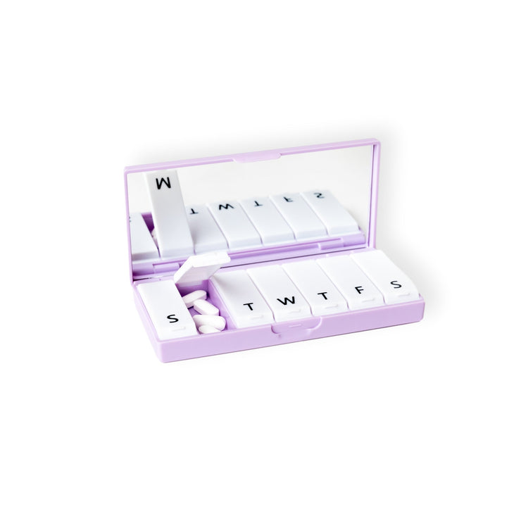 Lilac Weekly Pill Organizer