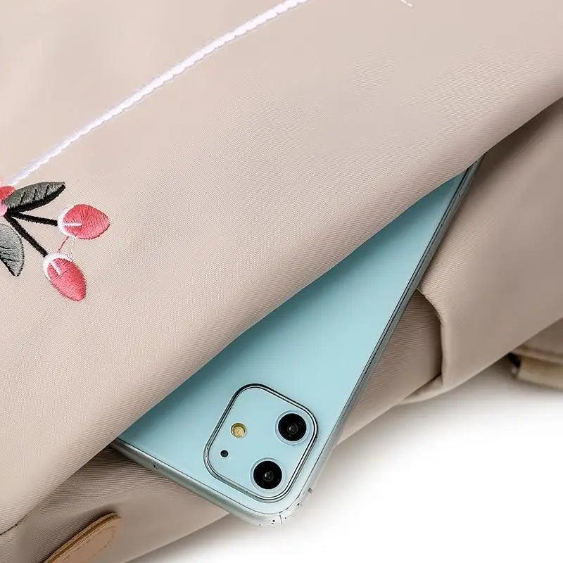 Embroidered Casual Backpack
