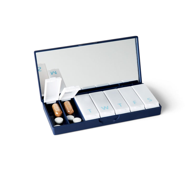Navy Blue Weekly Pill Organizer