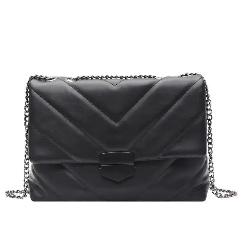 Embroidered PU Leather Crossbody Bag