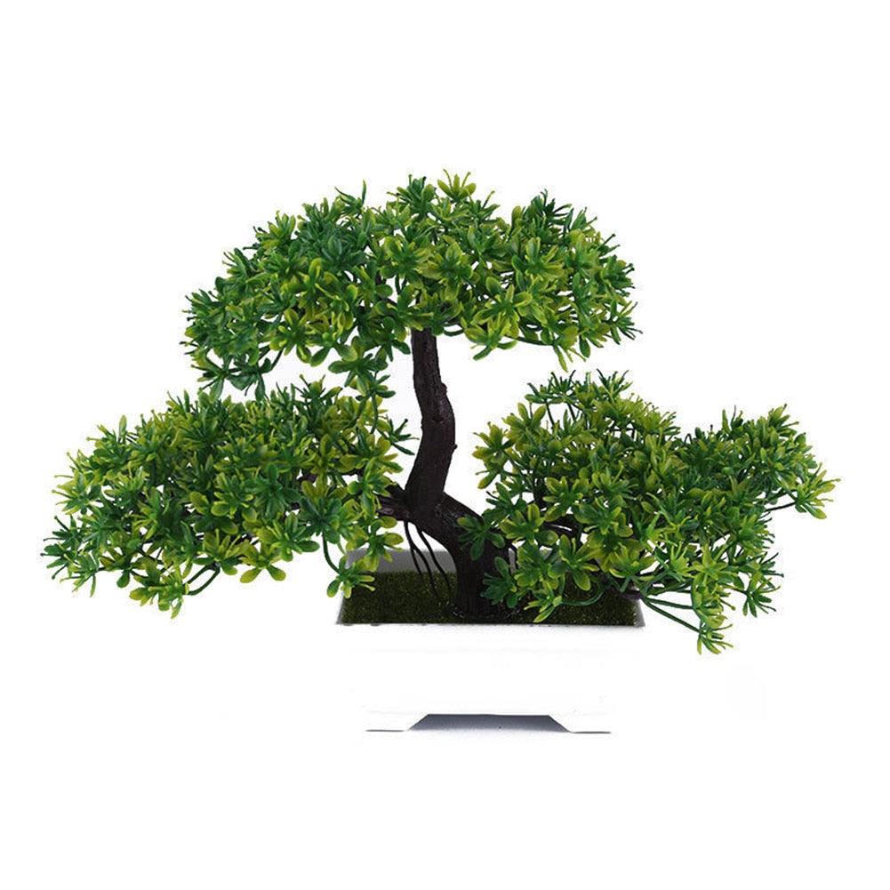 Artificial Pine Bonsai Desk Accent