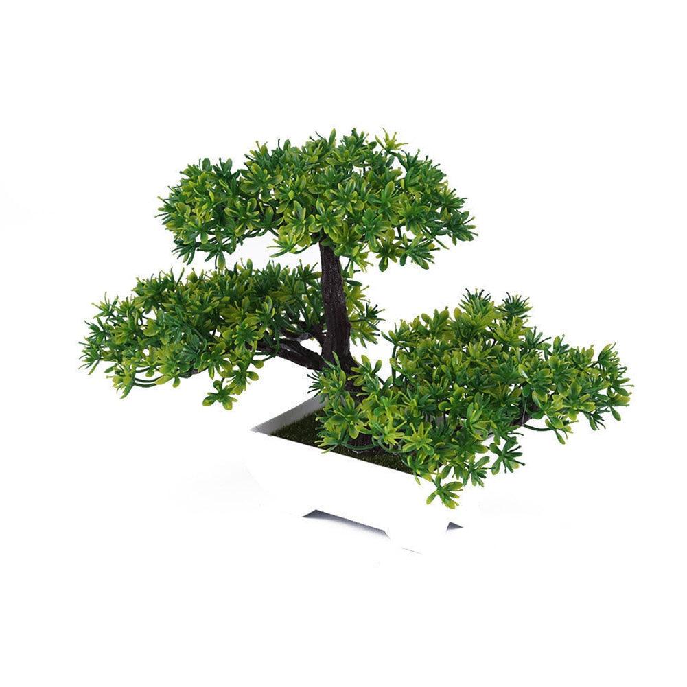 Artificial Pine Bonsai Desk Accent