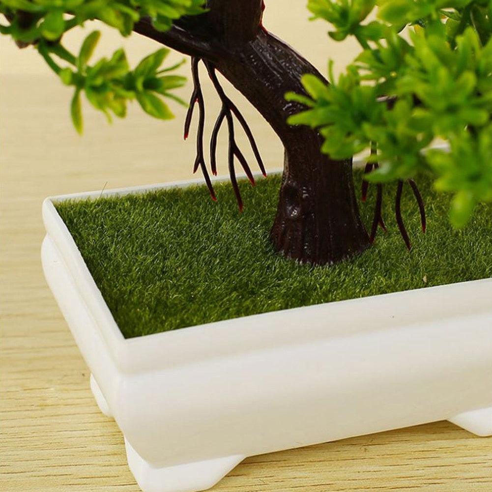 Artificial Pine Bonsai Desk Accent