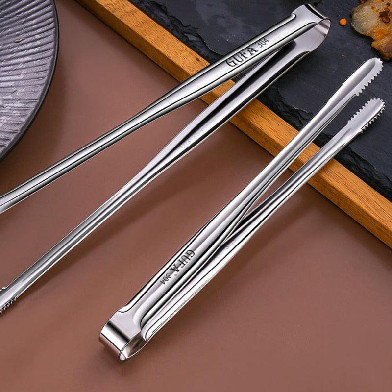 Stainless Steel Kitchen & Grill Tongs