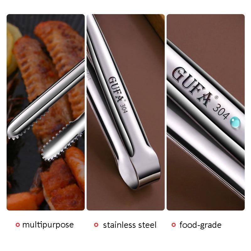 Stainless Steel Kitchen & Grill Tongs