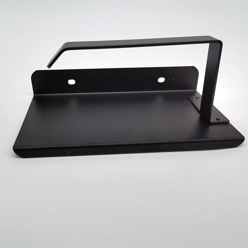 Wall-Mounted Toilet Paper Holder with Shelf